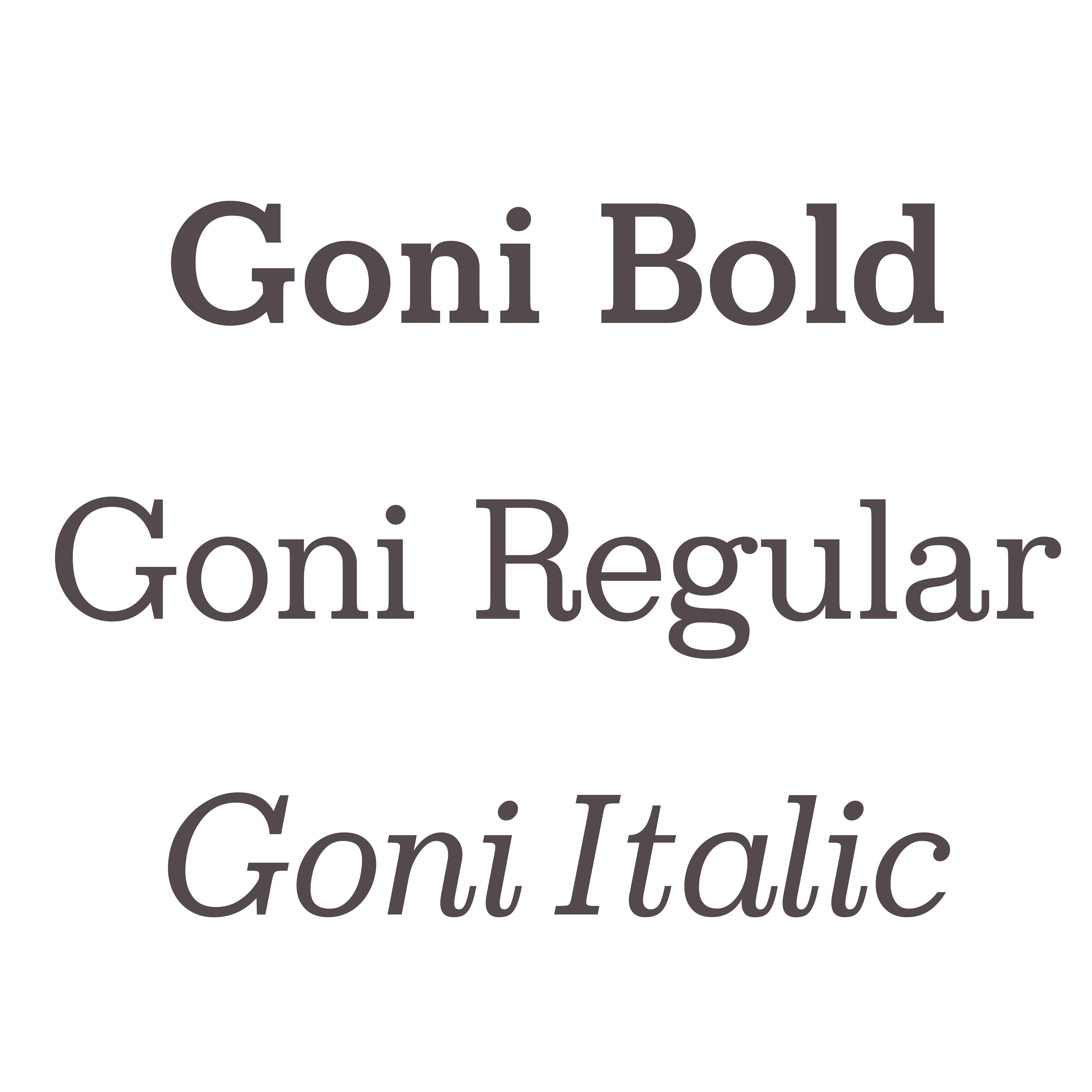 Beshi regular, bold, italic